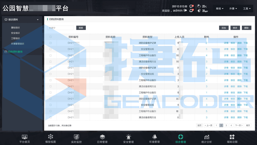 智慧景區(qū)綜合管控平臺(tái)